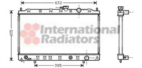 Imagine Radiator, racire motor VAN WEZEL 32002133