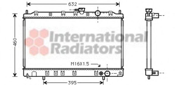 Imagine Radiator, racire motor VAN WEZEL 32002134