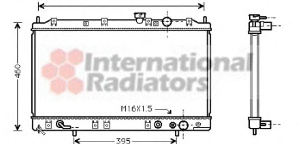 Imagine Radiator, racire motor VAN WEZEL 32002137