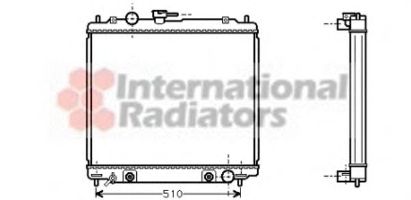 Imagine Radiator, racire motor VAN WEZEL 32002138