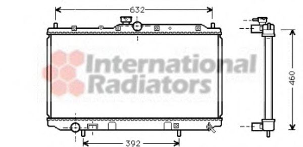 Imagine Radiator, racire motor VAN WEZEL 32002142