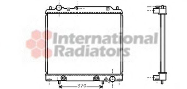 Imagine Radiator, racire motor VAN WEZEL 32002158