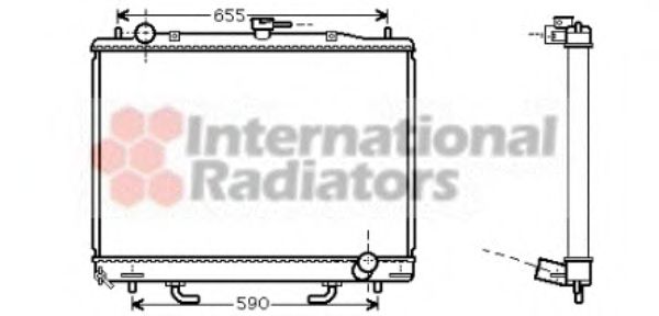 Imagine Radiator, racire motor VAN WEZEL 32002163