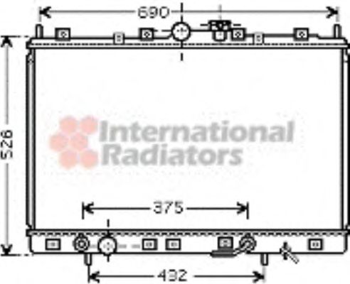 Imagine Radiator, racire motor VAN WEZEL 32002171