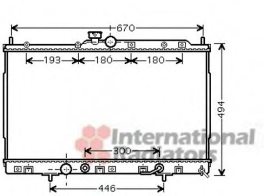 Imagine Radiator, racire motor VAN WEZEL 32002185