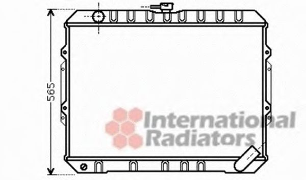 Imagine Radiator, racire motor VAN WEZEL 32002187