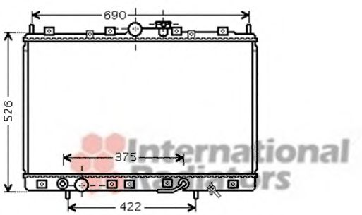 Imagine Radiator, racire motor VAN WEZEL 32002190