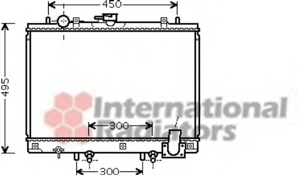 Imagine Radiator, racire motor VAN WEZEL 32002192