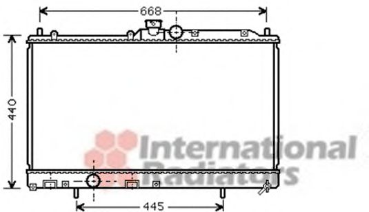 Imagine Radiator, racire motor VAN WEZEL 32002195