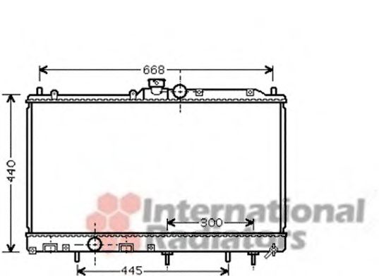 Imagine Radiator, racire motor VAN WEZEL 32002196