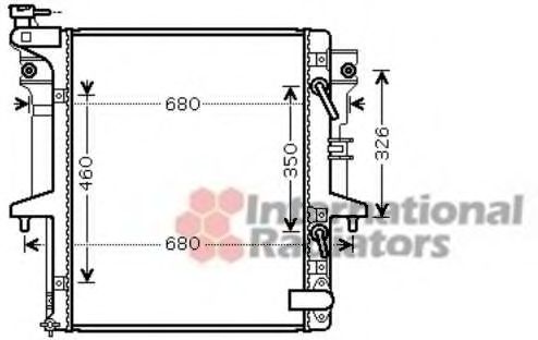 Imagine Radiator, racire motor VAN WEZEL 32002204