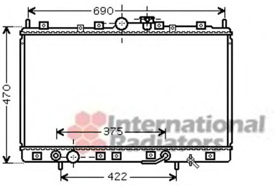 Imagine Radiator, racire motor VAN WEZEL 32002209