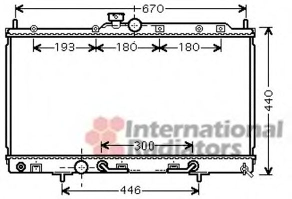 Imagine Radiator, racire motor VAN WEZEL 32002214