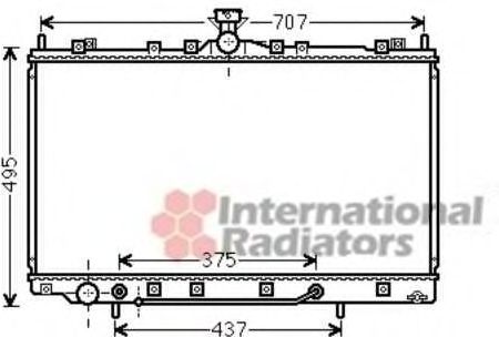 Imagine Radiator, racire motor VAN WEZEL 32002217