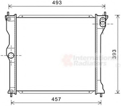 Imagine Radiator, racire motor VAN WEZEL 32002243