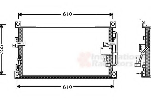 Imagine Condensator, climatizare VAN WEZEL 32005107