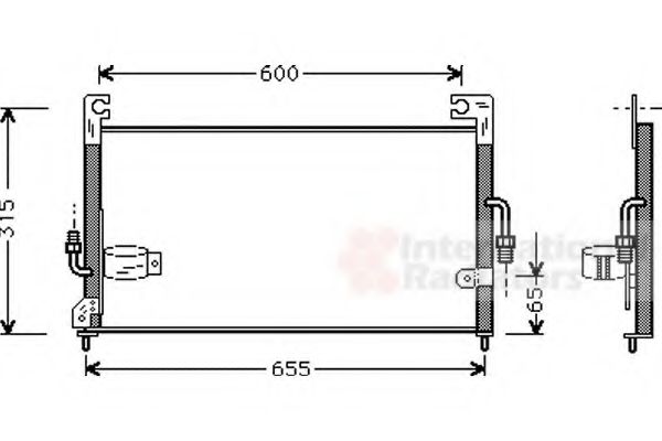 Imagine Condensator, climatizare VAN WEZEL 32005115