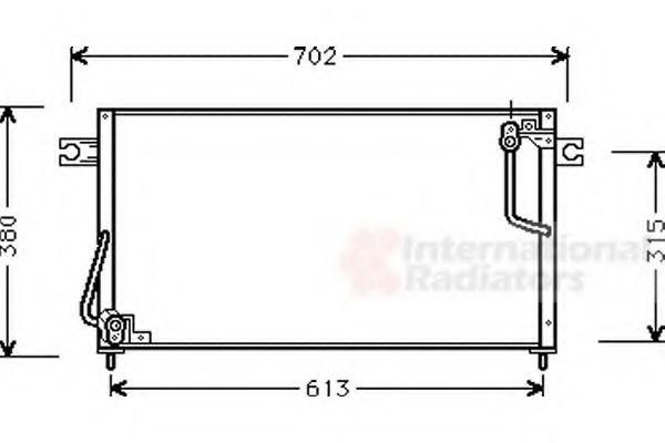 Imagine Condensator, climatizare VAN WEZEL 32005146