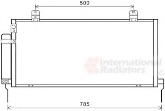 Imagine Condensator, climatizare VAN WEZEL 32005221