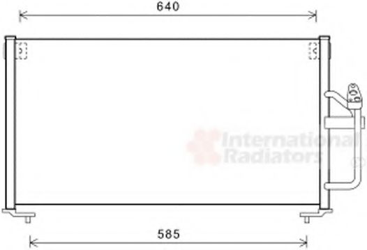 Condensator, climatizare VAN WEZEL 32005245 #2
