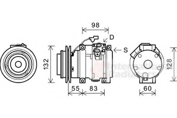 Imagine Compresor, climatizare VAN WEZEL 3200K219