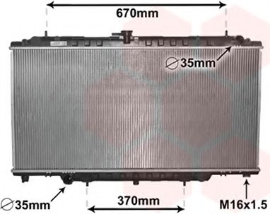 Imagine Radiator, racire motor VAN WEZEL 33002394