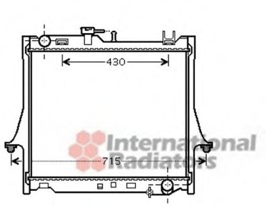 Imagine Radiator, racire motor VAN WEZEL 36002025