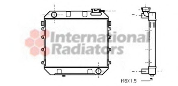 Imagine Radiator, racire motor VAN WEZEL 37002003