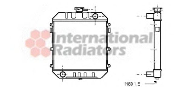 Imagine Radiator, racire motor VAN WEZEL 37002018