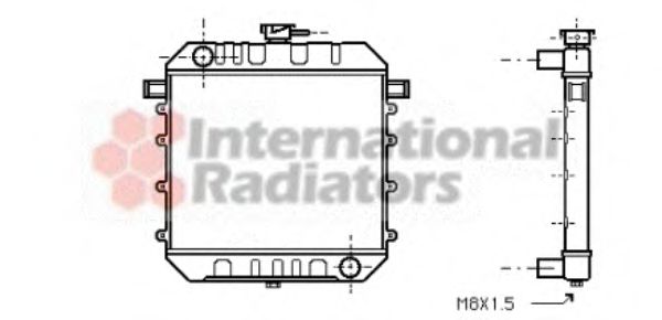 Imagine Radiator, racire motor VAN WEZEL 37002030