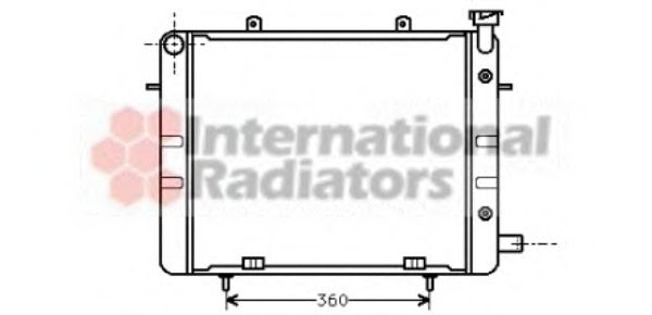 Imagine Radiator, racire motor VAN WEZEL 37002040