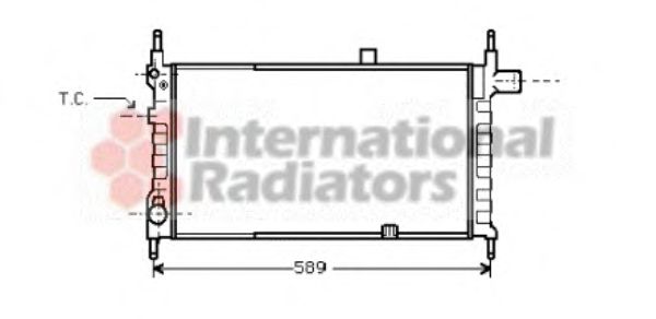 Imagine Radiator, racire motor VAN WEZEL 37002063