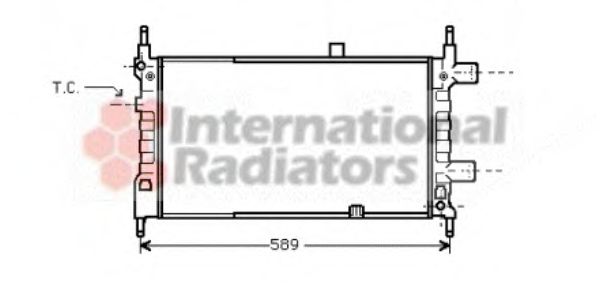 Imagine Radiator, racire motor VAN WEZEL 37002068