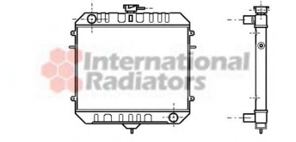 Imagine Radiator, racire motor VAN WEZEL 37002081