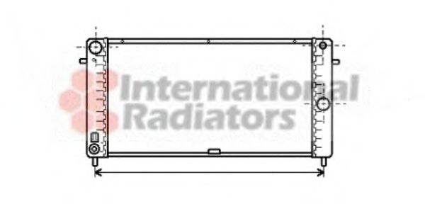 Imagine Radiator, racire motor VAN WEZEL 37002106