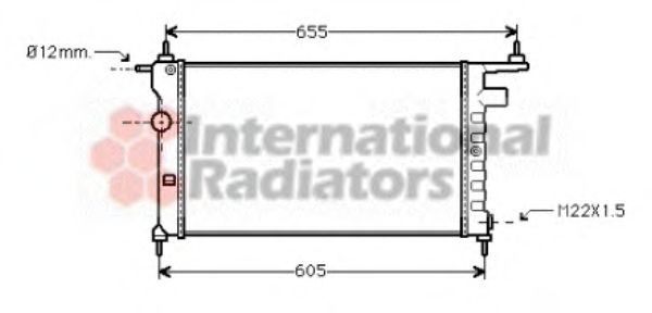 Imagine Radiator, racire motor VAN WEZEL 37002183