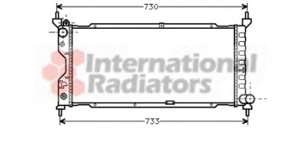 Imagine Radiator, racire motor VAN WEZEL 37002185