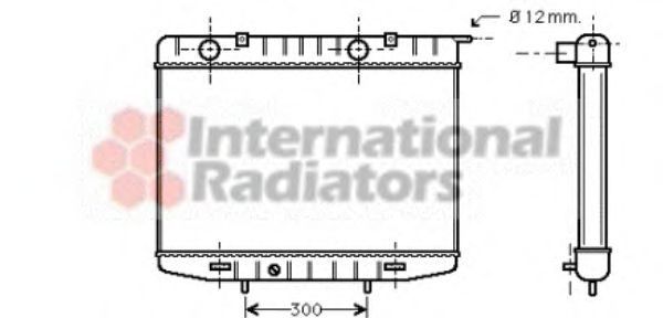 Imagine Radiator, racire motor VAN WEZEL 37002213