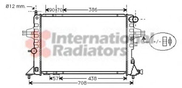 Imagine Radiator, racire motor VAN WEZEL 37002252