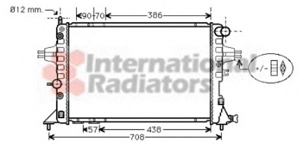 Imagine Radiator, racire motor VAN WEZEL 37002253