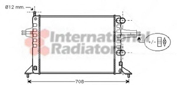 Imagine Radiator, racire motor VAN WEZEL 37002257