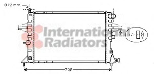 Imagine Radiator, racire motor VAN WEZEL 37002293