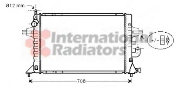 Imagine Radiator, racire motor VAN WEZEL 37002294