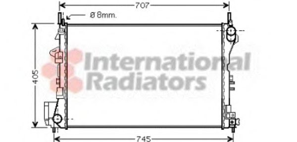 Imagine Radiator, racire motor VAN WEZEL 37002338