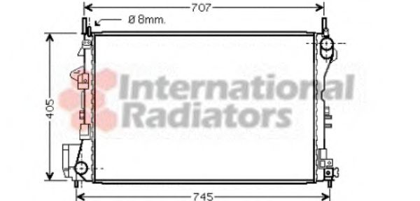 Imagine Radiator, racire motor VAN WEZEL 37002339