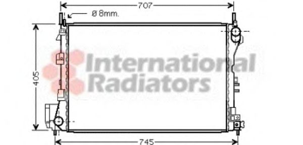 Imagine Radiator, racire motor VAN WEZEL 37002340