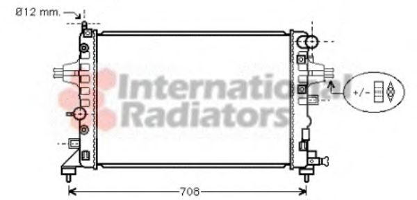 Imagine Radiator, racire motor VAN WEZEL 37002362