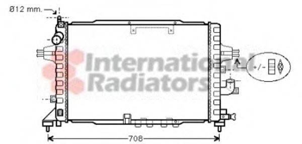 Imagine Radiator, racire motor VAN WEZEL 37002365