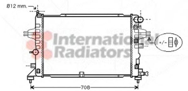 Imagine Radiator, racire motor VAN WEZEL 37002381