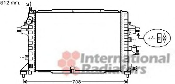 Imagine Radiator, racire motor VAN WEZEL 37002383